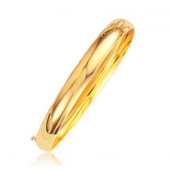 Classic Bangle in 14k Yellow Gold (8.00 mm)