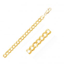 10k Yellow Gold Curb Bracelet (8.20 mm)