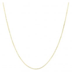 14k Yellow Gold French Cable Chain (1.30 mm)